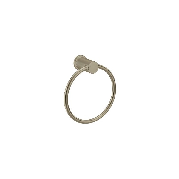Summit Towel Ring in Brushed Nickel